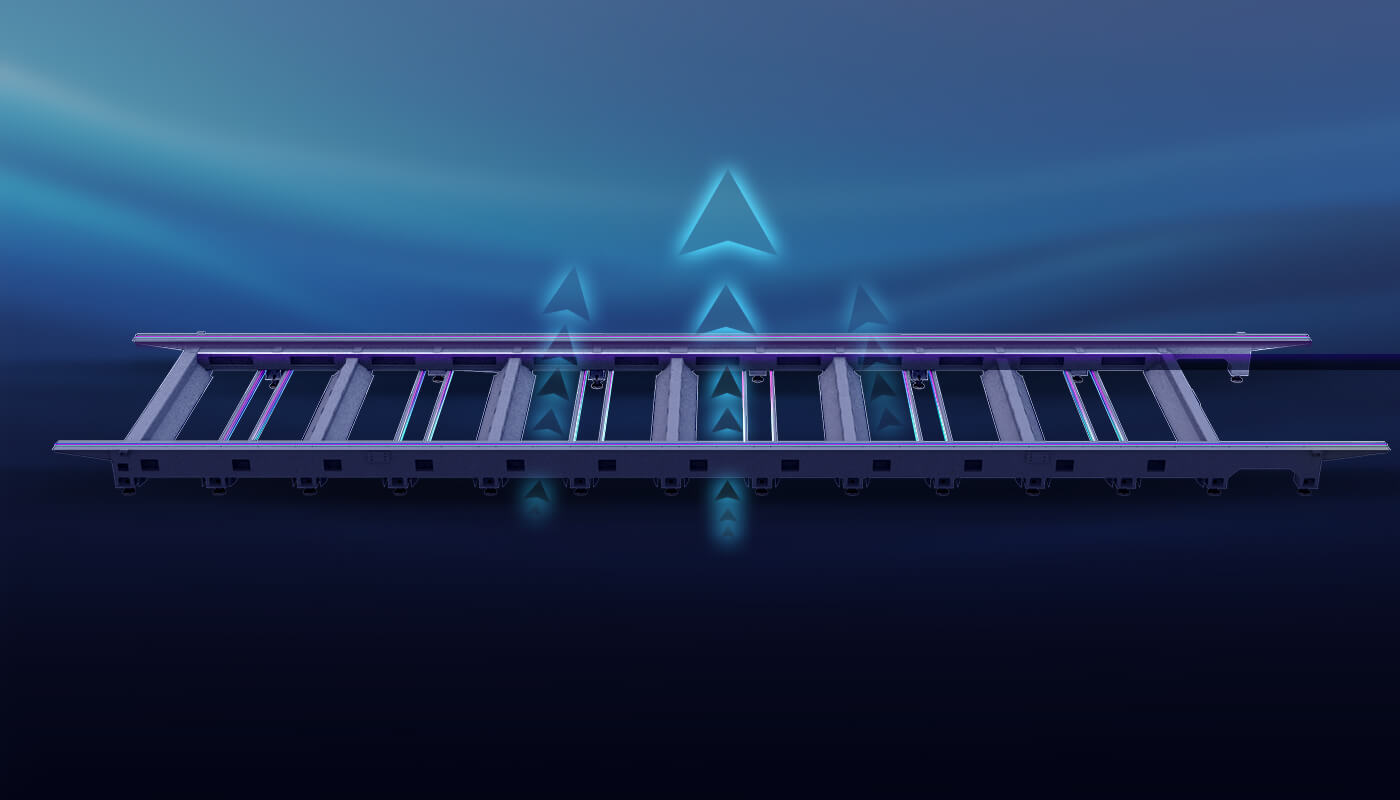 半中空結(jié)構(gòu)床身