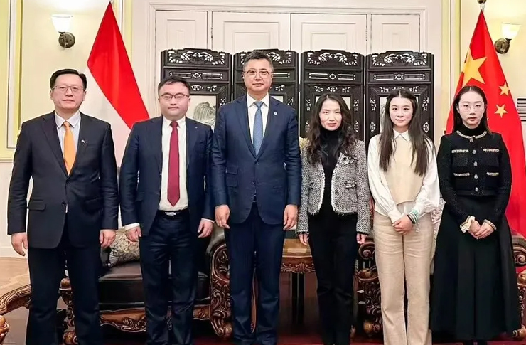 迅鐳激光董事長拜會(huì)匈牙利國家議會(huì)副主席歐拉·勞約什、中國駐匈