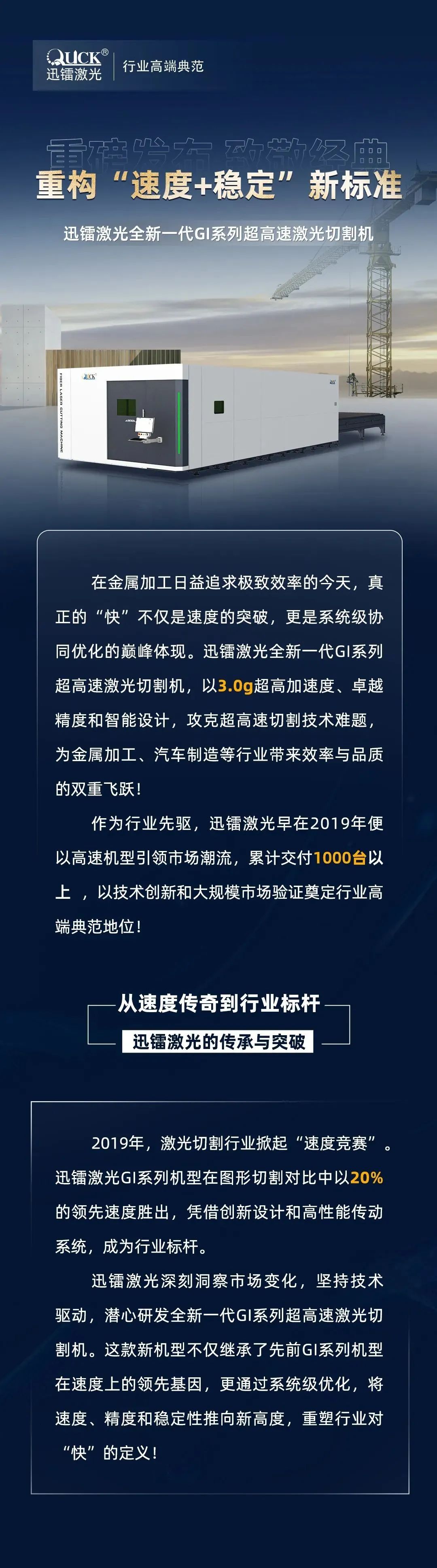 3.0G加速度，±0.02 mm重復(fù)定位精度，引領(lǐng)行業(yè)的超高速機(jī)！挑戰(zhàn)全行業(yè)，誰(shuí)才是真正穩(wěn)定的“高速之王”？19年開(kāi)始已售1000+臺(tái)高速機(jī)，吹牛我們不擅長(zhǎng)，玩技術(shù)我們奉陪。(圖2)